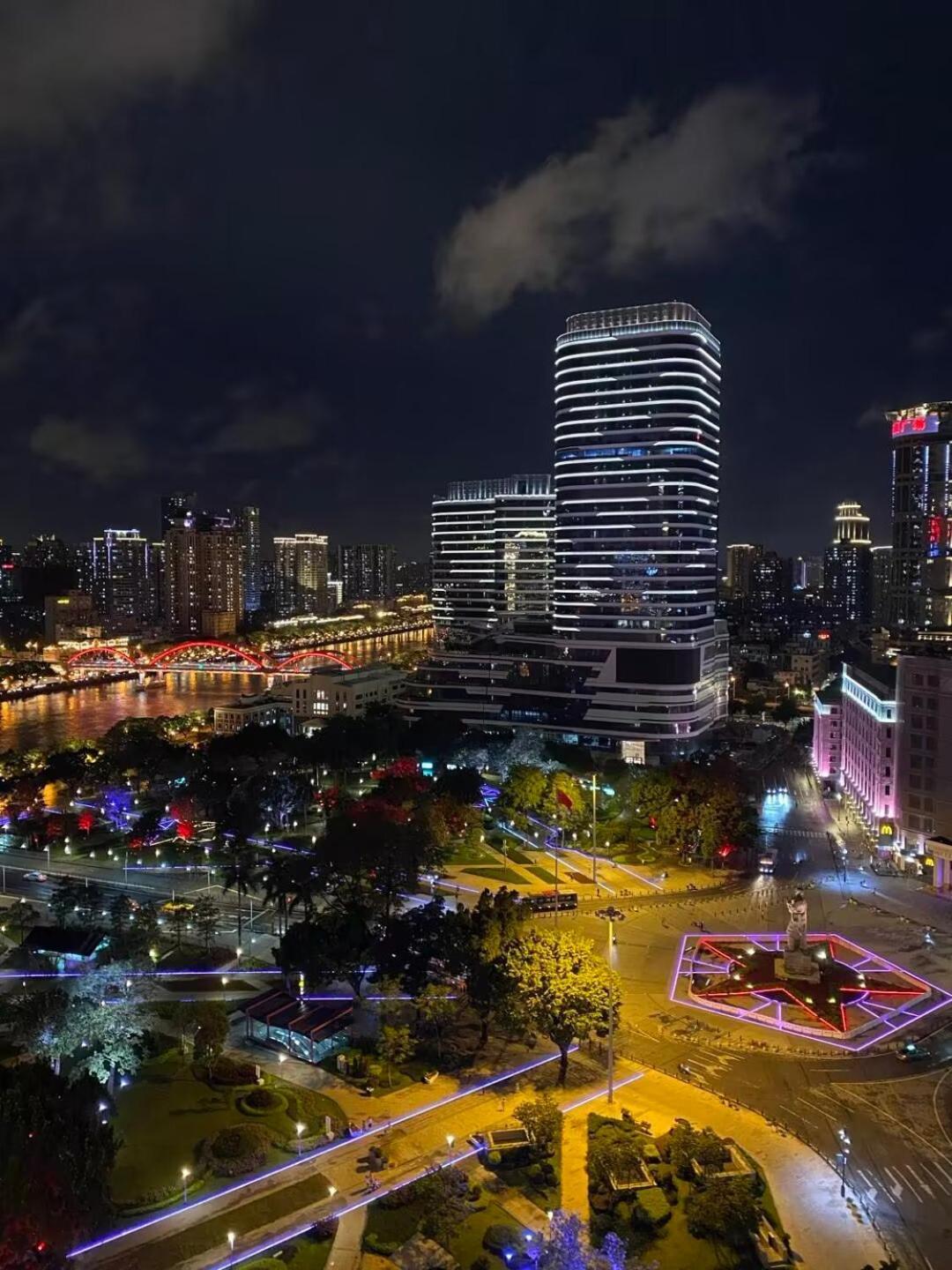 Waifiden Guangzhou Haizhu Square Wanyi Apartment Exteriör bild