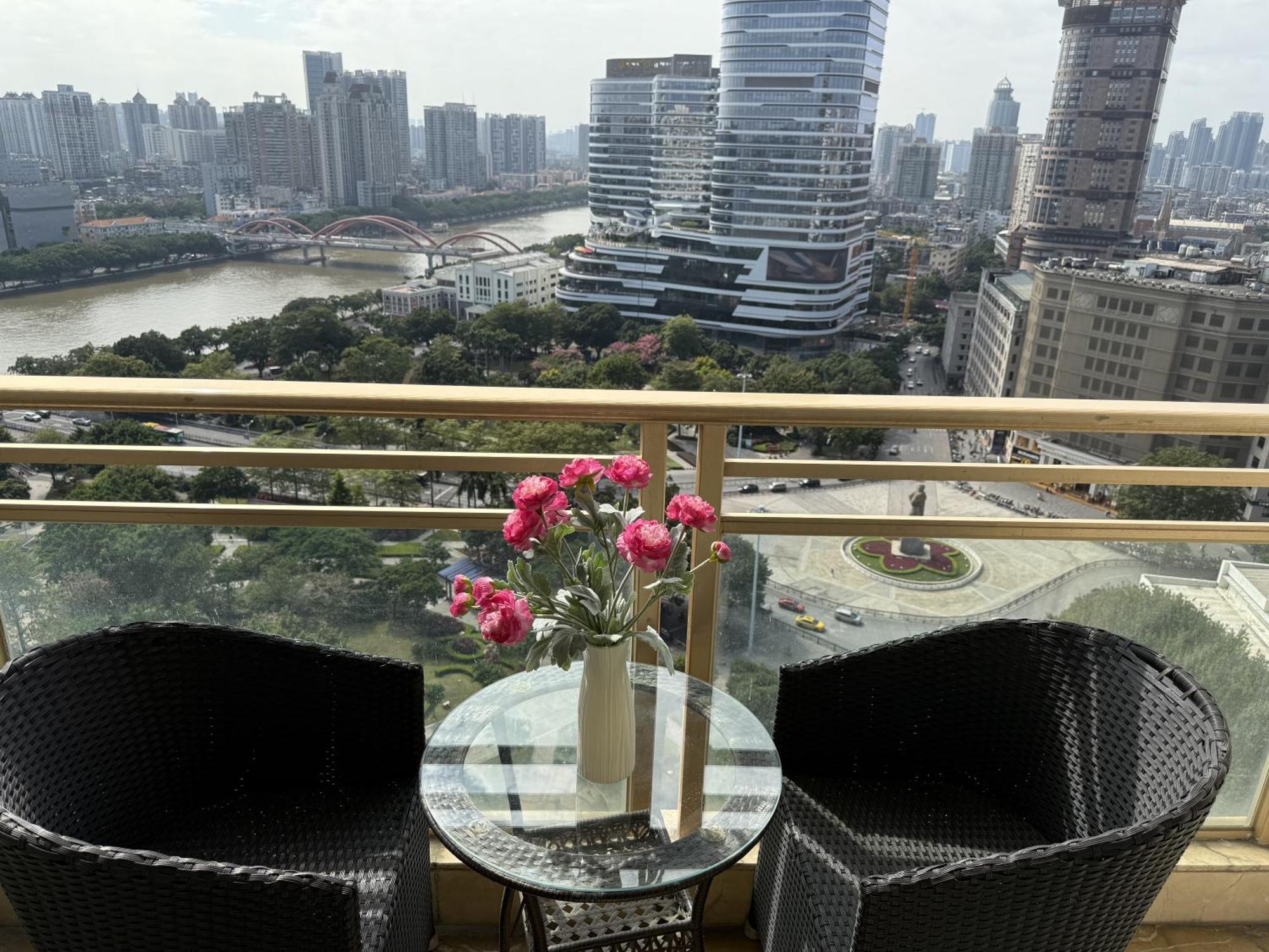 Waifiden Guangzhou Haizhu Square Wanyi Apartment Exteriör bild