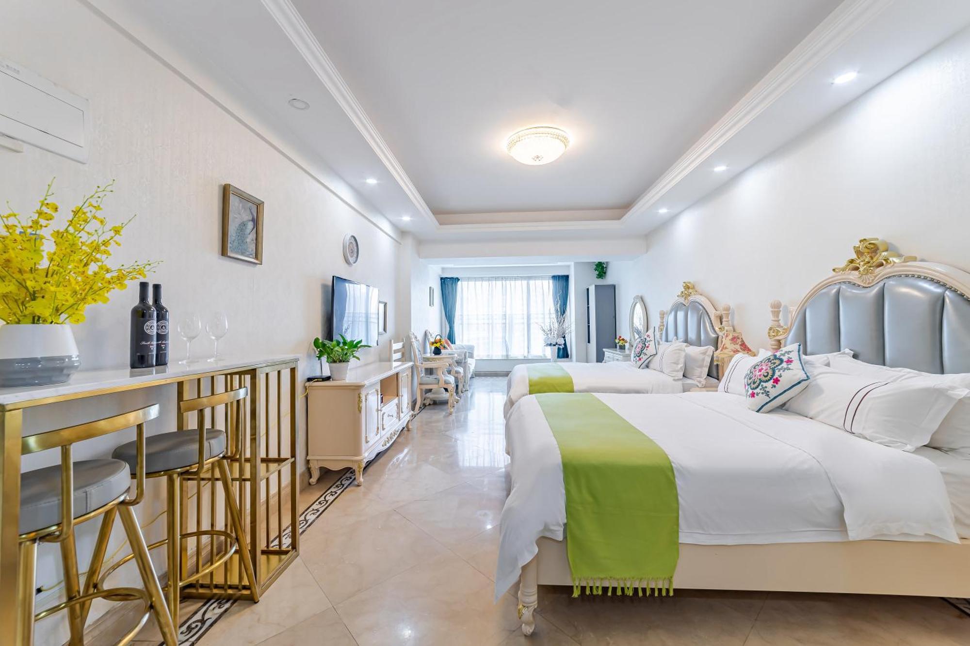 Waifiden Guangzhou Haizhu Square Wanyi Apartment Exteriör bild