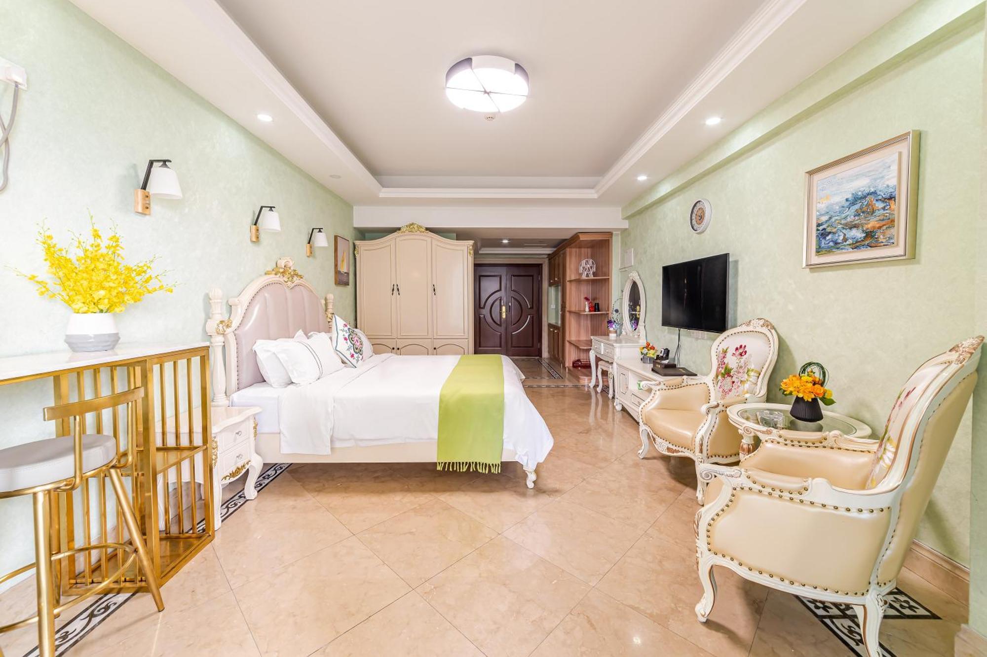 Waifiden Guangzhou Haizhu Square Wanyi Apartment Exteriör bild