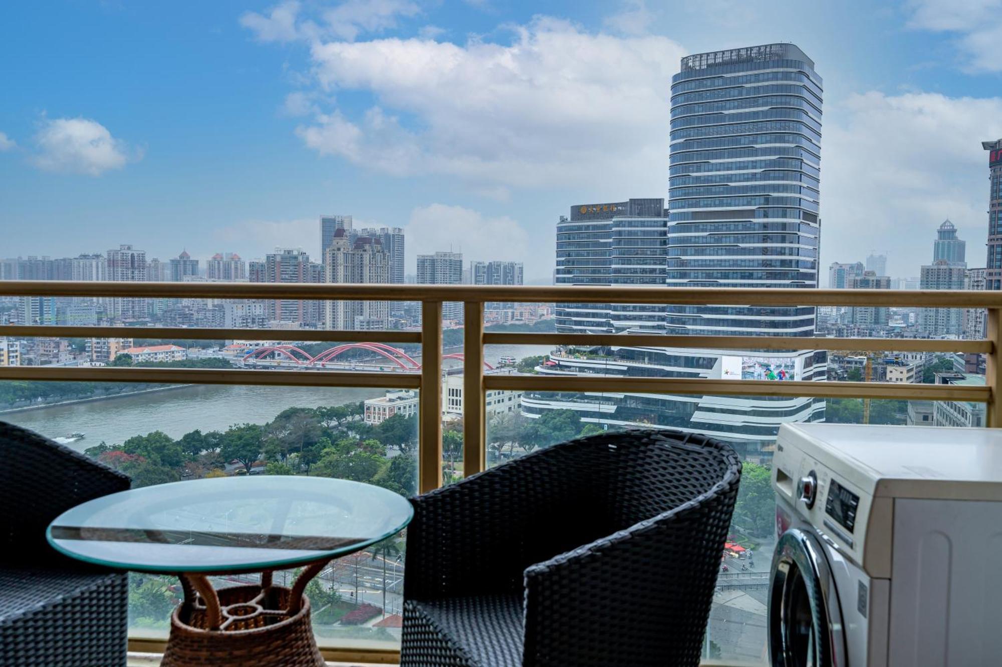 Waifiden Guangzhou Haizhu Square Wanyi Apartment Exteriör bild