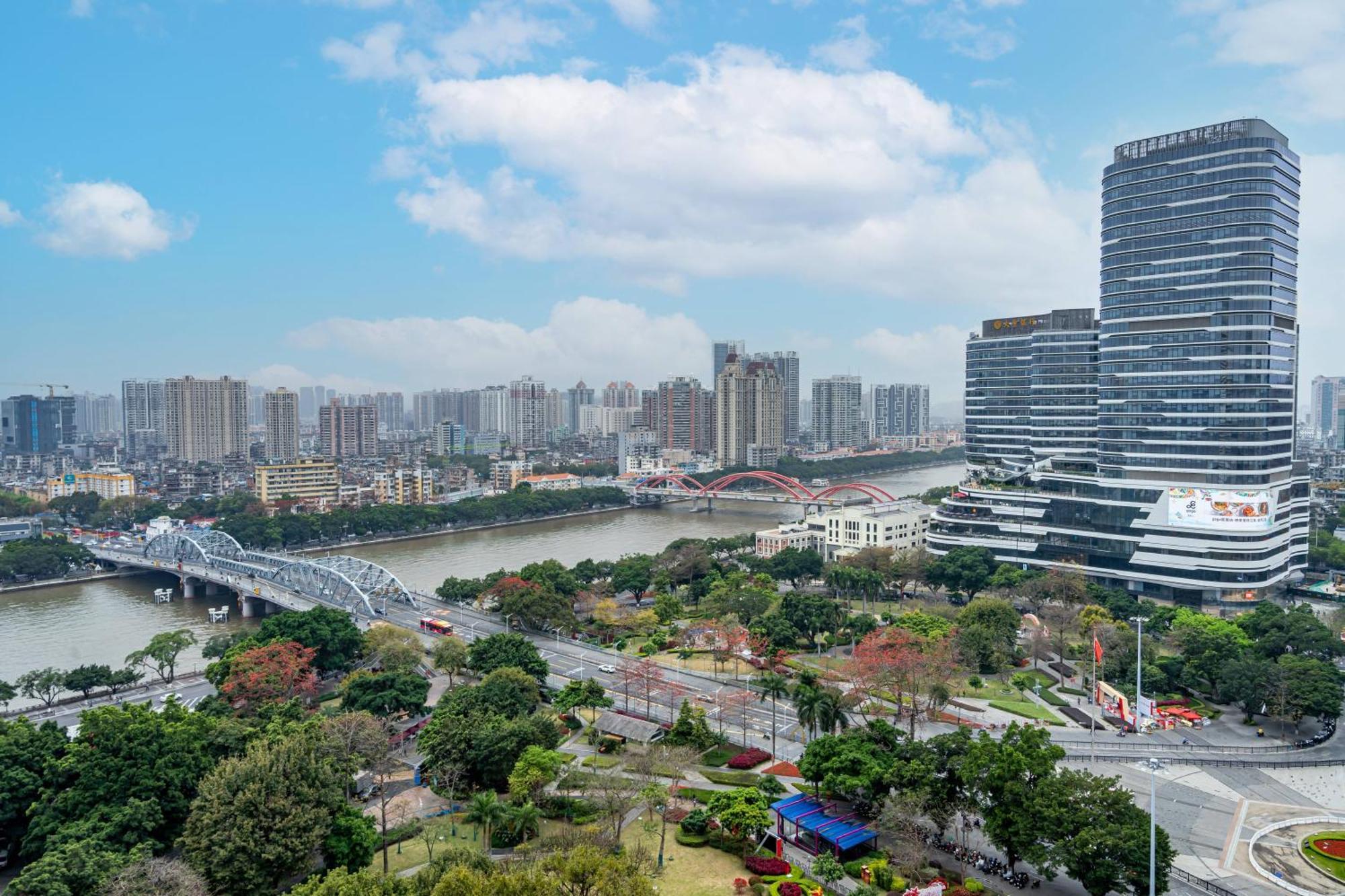 Waifiden Guangzhou Haizhu Square Wanyi Apartment Exteriör bild