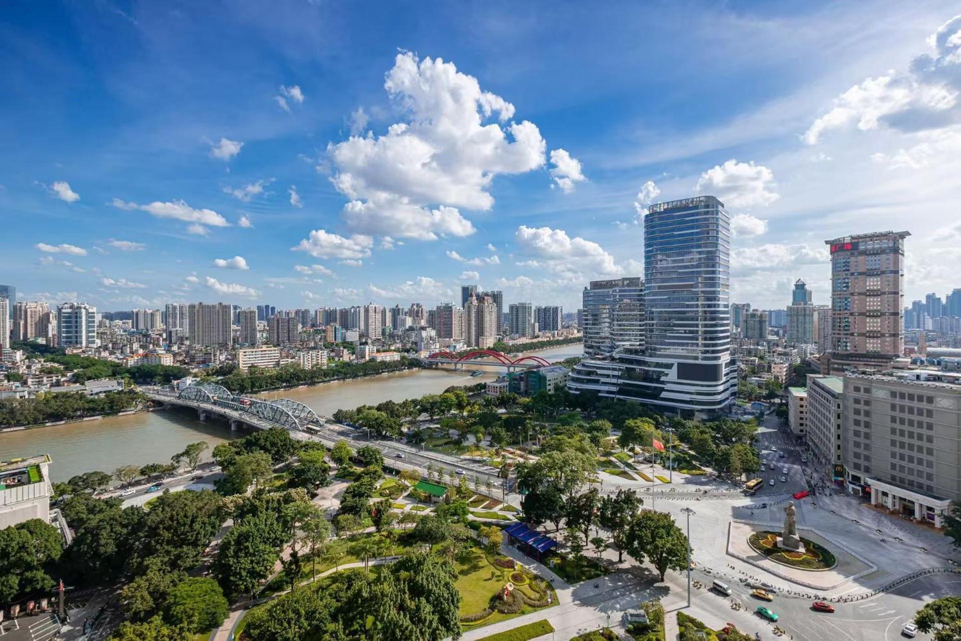 Waifiden Guangzhou Haizhu Square Wanyi Apartment Exteriör bild