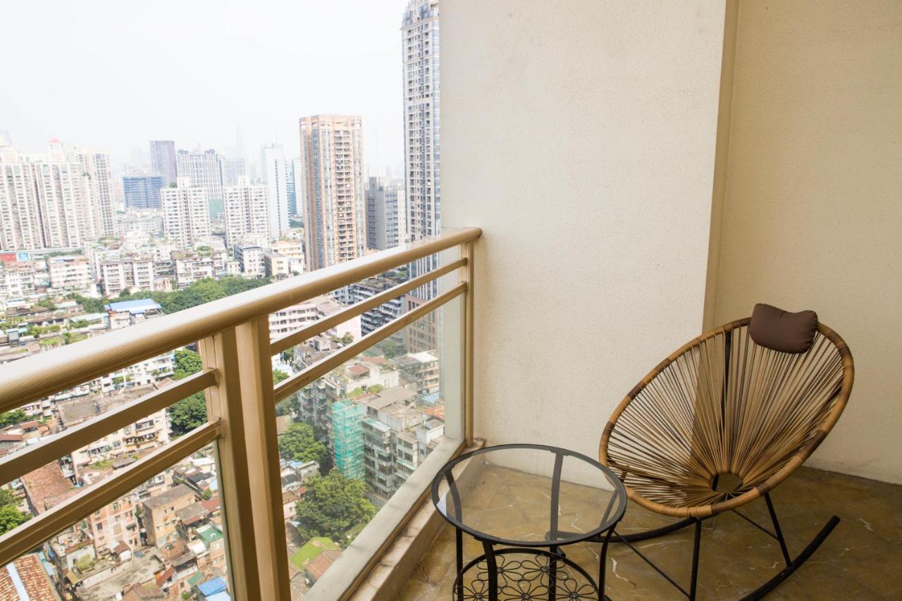 Waifiden Guangzhou Haizhu Square Wanyi Apartment Exteriör bild